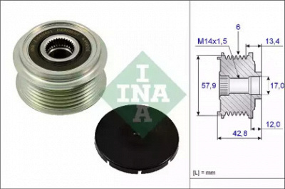 WILMINK GROUP wg1253809 -  Механизм свободного хода генератора